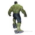 Escultura de la película Tamaño de la vida Fibra de vidrio Hulk Escultura